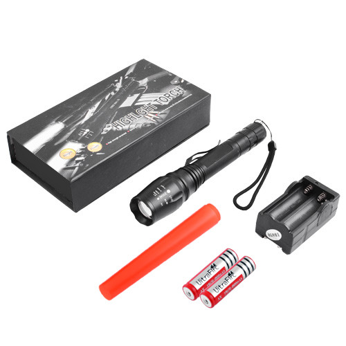 Ручний ліхтар Luxury чорний, 8668-T6 