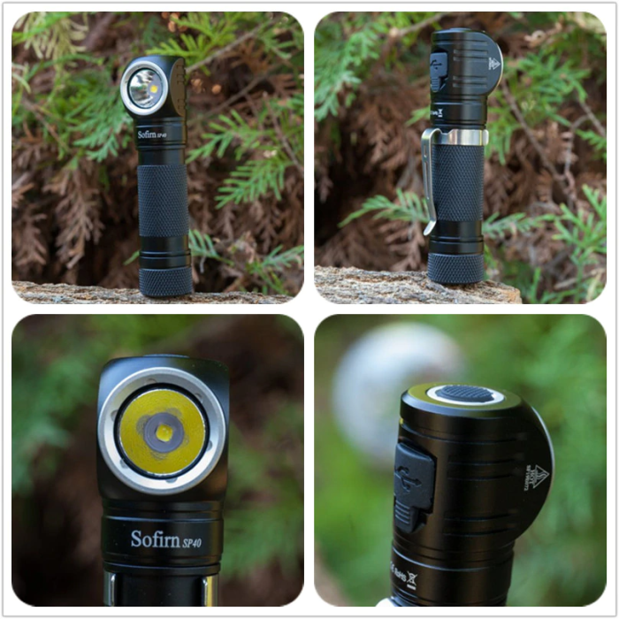 Ліхтар налобний Sofirn SP40 CREE XPL 1200LM 1 * 18650 USB 