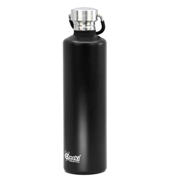 Пляшка для води Cheeki Classic Single Wall 1 літр (Matte Black) 