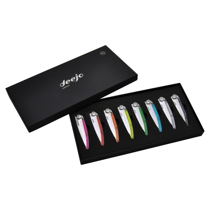 Набір 8 ножів Deejo Colors 27g 
