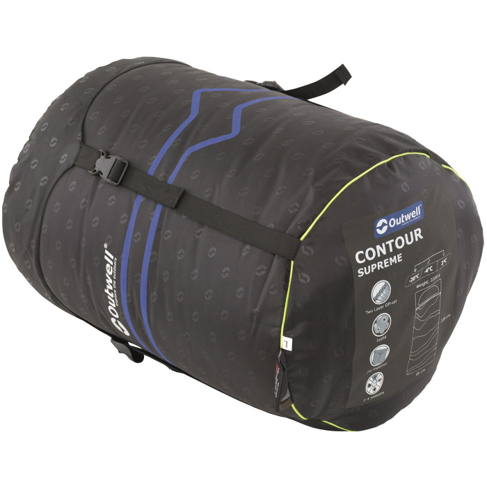 Спальний мішок Outwell Contour Supreme Reversible /-4°C Left (230369) 