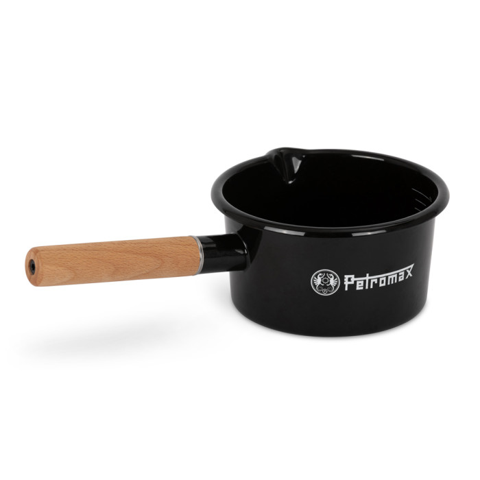 Ківш емальований Petromax Enamel Pan 1 л Чорний
