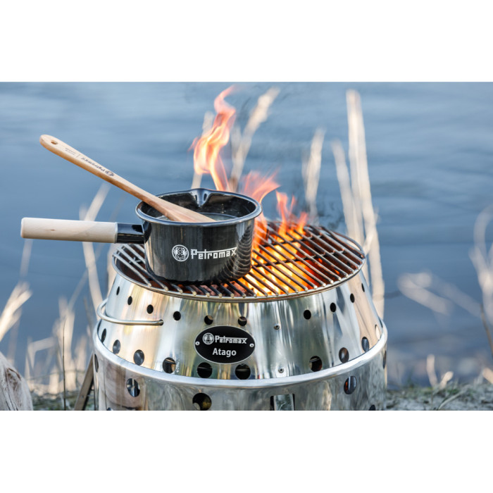 Ківш емальований Petromax Enamel Pan 1 л Чорний