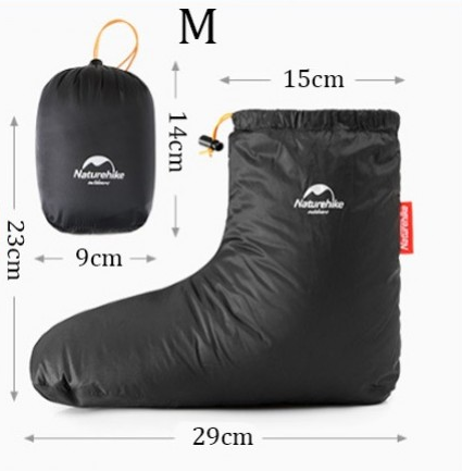 Черевики на гусячому пуху Naturehike NH18S023-T, розмір 40-44, чорні 