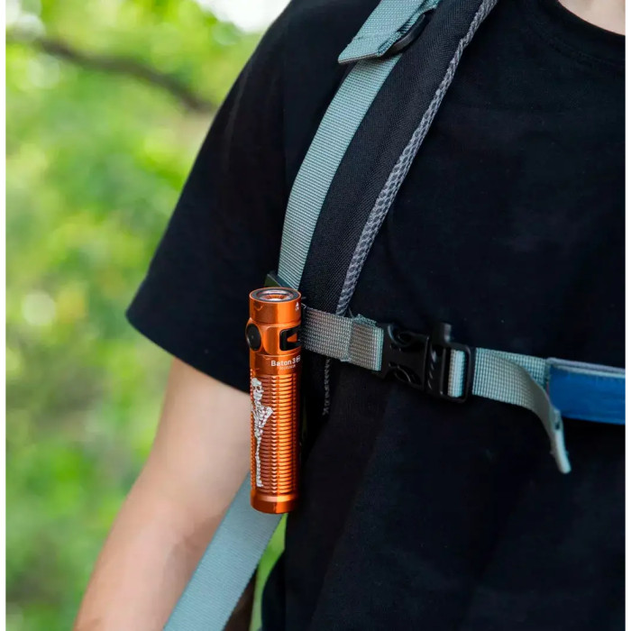 Ліхтар Olight Baton 3 Pro Orange Skeleton 