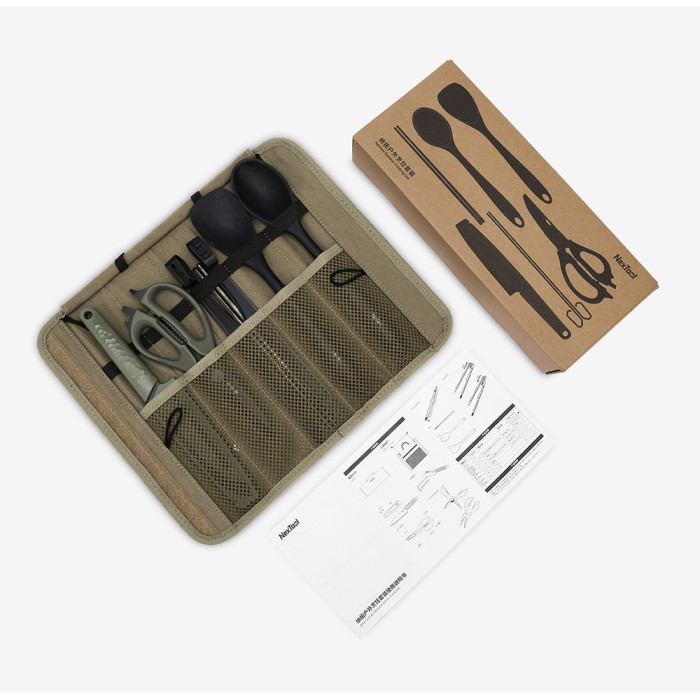 Набір кухонного посуду кемпінговий NexTool Outdoor Cooking set, 6 предметів 