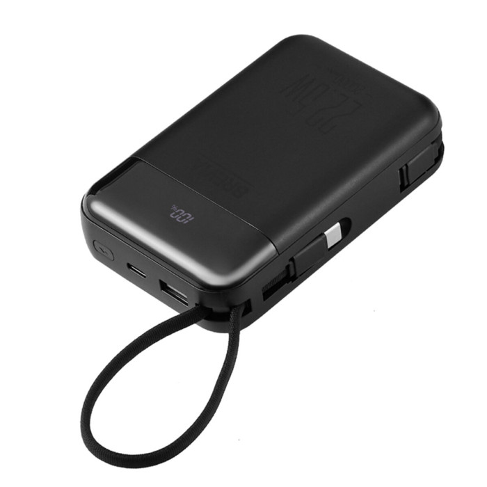 Повербанк (Power Bank) Brevia 20000mAh 22.5W Type-C+Lightning Cable, Li-Pol, LCD 