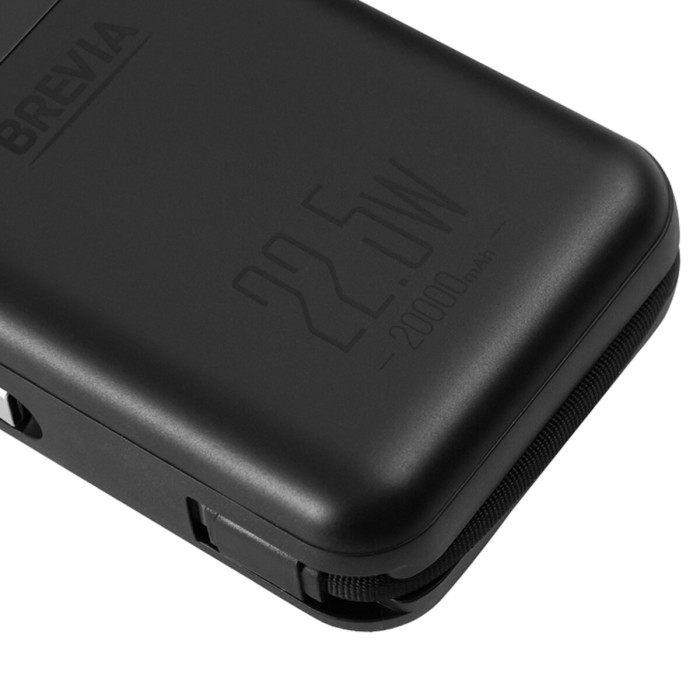 Повербанк (Power Bank) Brevia 20000mAh 22.5W Type-C+Lightning Cable, Li-Pol, LCD 