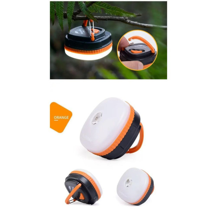 Ліхтар кемпінговий на акумуляторах Naturehike NH16D300-D, жовтий 