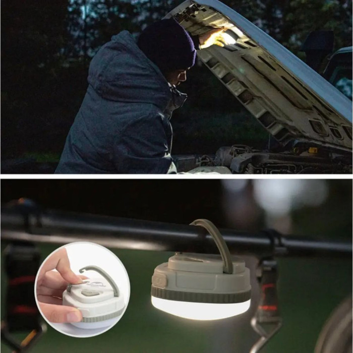 Ліхтар кемпінговий на акумуляторах Naturehike NH16D300-D, жовтий 