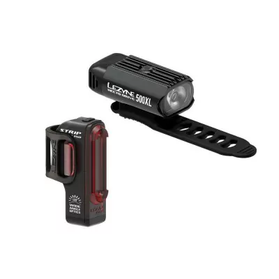 Комплект фар Lezyne HECTO DRIVE 500XL /STRIP PAIR 500/150 люменов Y13