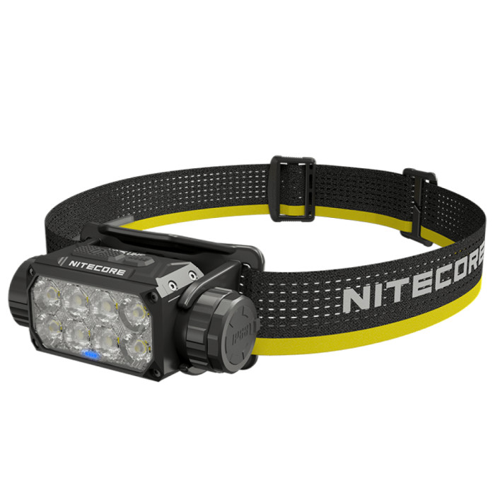 Ліхтар налобний Nitecore HC75 UHE (8xNiteLab UHE LED, 3000 люмен, 10 режимів, 1x21700, USB-C) 