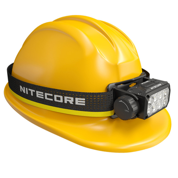 Ліхтар налобний Nitecore HC75 UHE (8xNiteLab UHE LED, 3000 люмен, 10 режимів, 1x21700, USB-C) 
