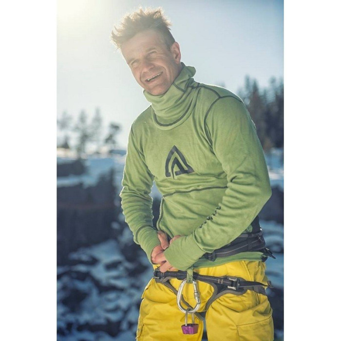 Худі чоловіче Aclima WarmWool Hood Sweater Man Forest Green/Black, M 