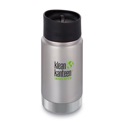 Термофляга широка Вакуумна кришка Klean Kanteen з матової нержавіючої сталі 355 мл