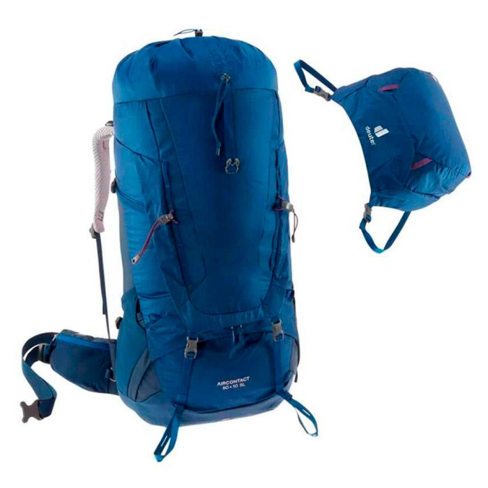 Рюкзак Deuter Aircontact 60 + 10 SL 3399 steel-midnight 