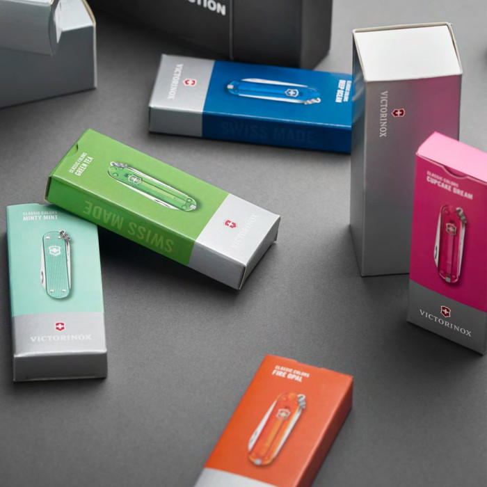 CLASSIC SD Alox Colors Electric Lavender 58мм/1сл/5функ/хвил.фіол/ножн 