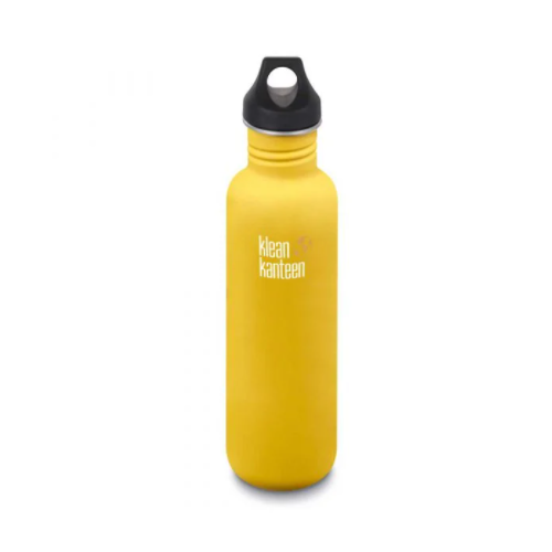 Пляшка для води Klean Kanteen Classic Loop Cap 800 мл-жовта 