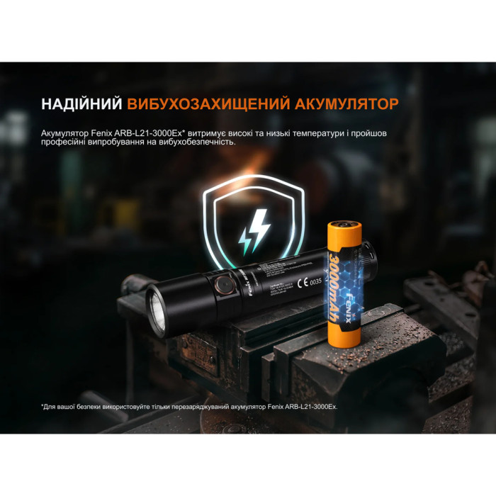 Ліхтар ручний вибухобезпечний Fenix WF30RE Spark 