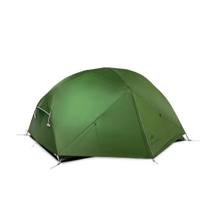 Намет надлегкий двомісний з футпринтом Naturehike Mongar NH17T007-M, 210T, темно-зелений 