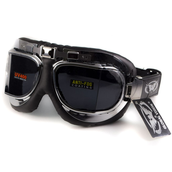 Окуляри Global Vision Classic-2 (gray) чорні 