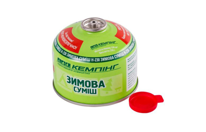 Газовий балон Кемпінг зимова суміш H-230 