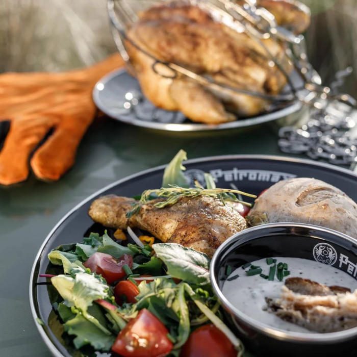 Набір мисок емальованих Petromax Enamel Bowls 0,16 л Чорний (2 шт) 