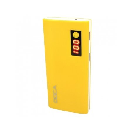 Power Bank DOCA D566II з LED дисплеєм, 13000 mAh (жовтий) 
