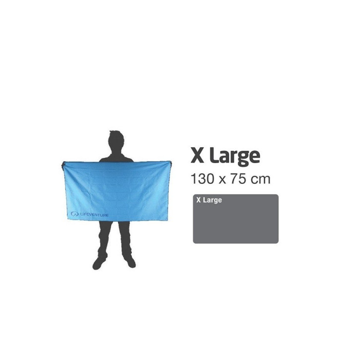 Рушник Lifeventure Micro Fibre Comfort aqua (розмір XL) 