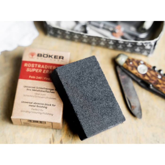 Фірмова очищувальна губка-ластик від іржі Boker 09BO304 