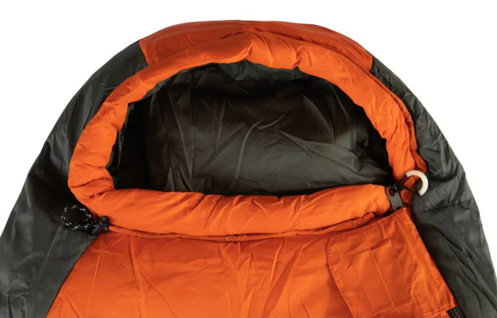 Спальний мішок Tramp Fjord Regular кокон лівий оранж /сірий 225/80-55 TRS-049R-L 