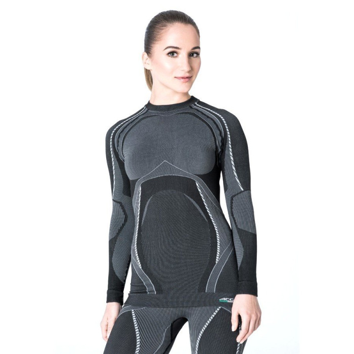 Футболка Accapi X-Country Long Sleeve Shirt Woman 966 anthracite, XS/S 