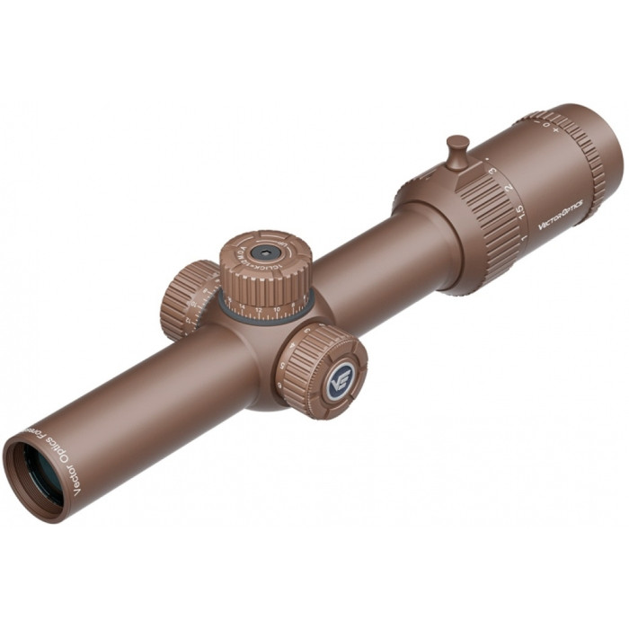 Приціл оптичний Vector Optics Forester 1-8X24 (30 мм) illum. SFP Coyote FDE 