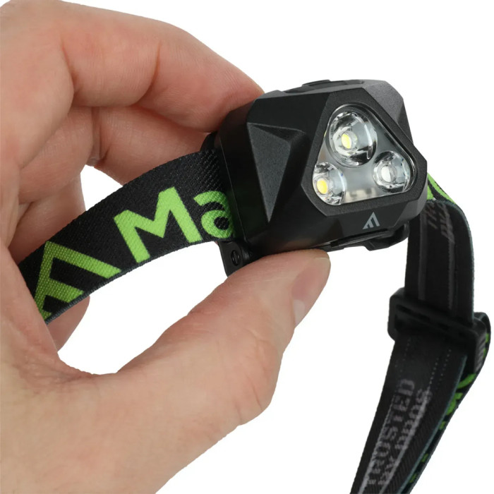 Ліхтар налобний Mactronic Illuma (430 Lm) Cool White/Neutral White/Red LED USB Recharge Type-C (AHL0) 