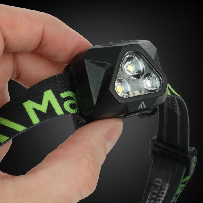 Ліхтар налобний Mactronic Illuma (430 Lm) Cool White/Neutral White/Red LED USB Recharge Type-C (AHL0) 