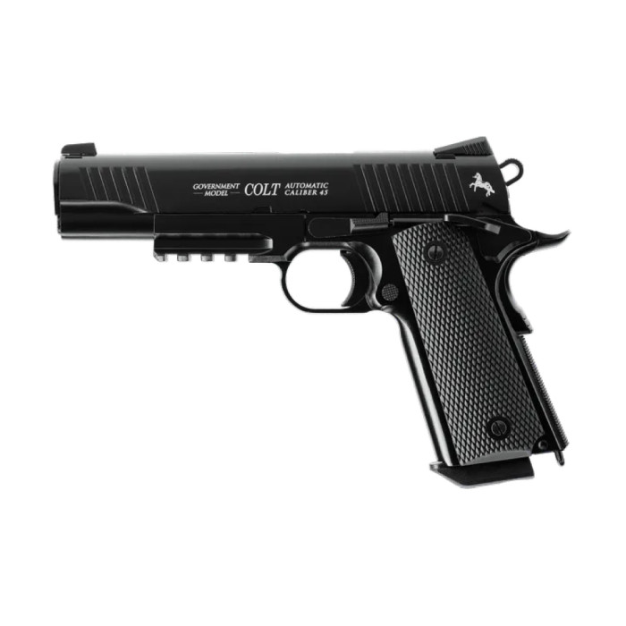 Пневматичний пістолет Umarex Colt M45 CQBP BLACK Blowback кал.4,5мм 