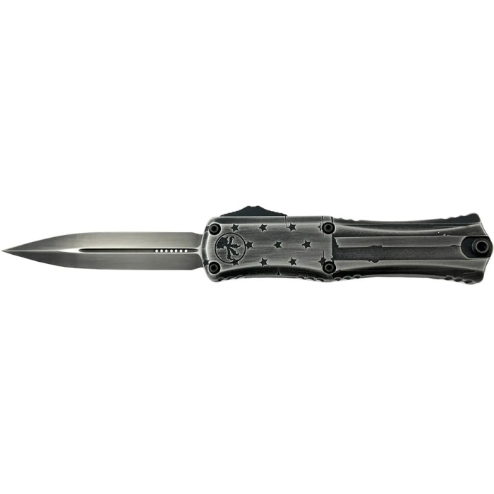 Ніж Microtech Hera II Mini D/E 2.95" Dark Flag Standard gray 