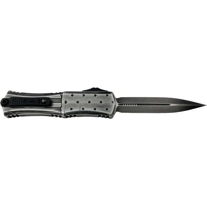 Ніж Microtech Hera II Mini D/E 2.95" Dark Flag Standard gray 