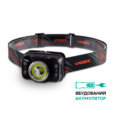 Налобний світлодіодний ліхтарик VIDEX VLF-H035C 410Lm 5000K