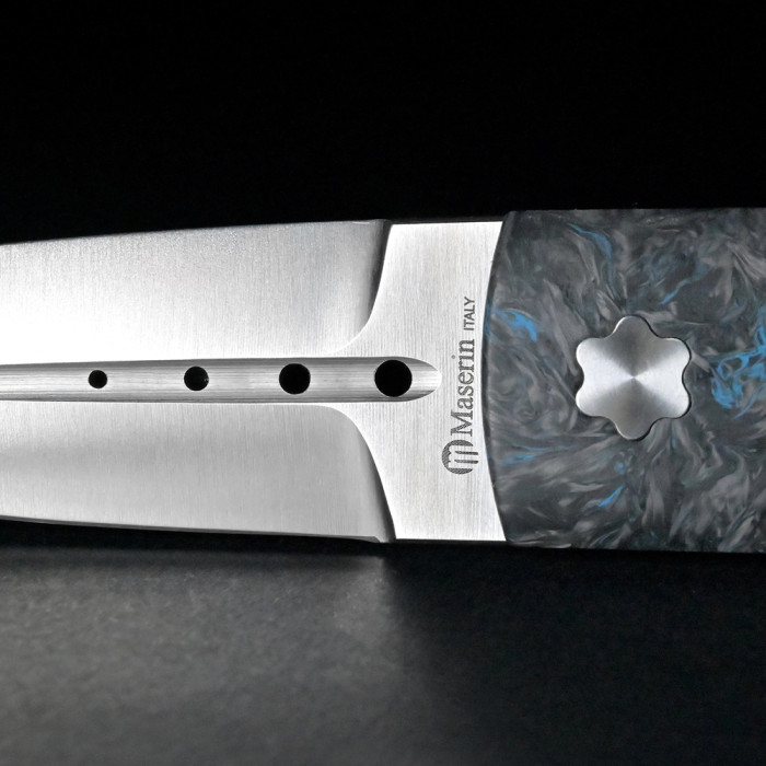 Ніж Maserin Daga, Elmax, fat carbon, золотистий 