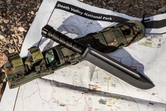 Ніж Kizlyar Supreme Survivalist Z, сталь AUS8, Gray Titanium 