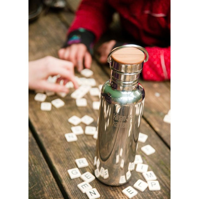 Пляшка для води Klean Kanteen Reflect 800 мл-срібляста 