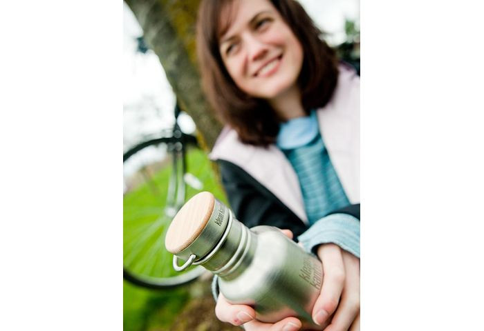 Пляшка для води Klean Kanteen Reflect 800 мл-срібляста 