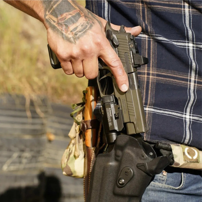 Ліхтар тактичний Mactronic Hussar GL (900 Lm) Gun Mount (THG0011) 