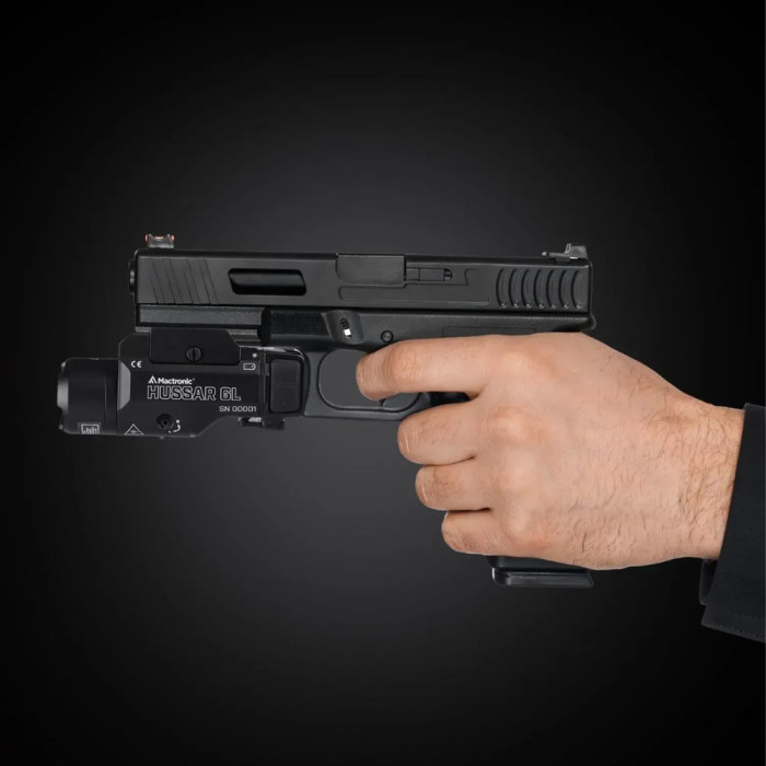 Ліхтар тактичний Mactronic Hussar GL (900 Lm) Gun Mount (THG0011) 