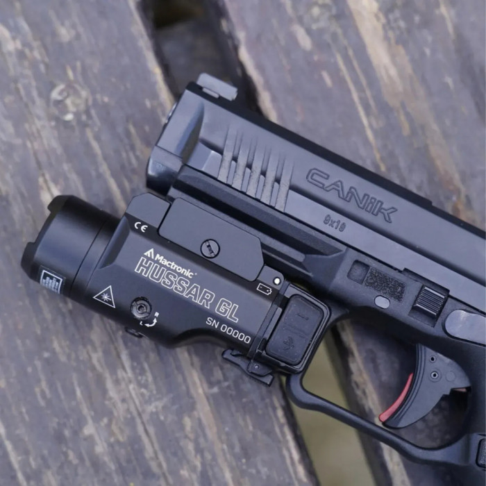 Ліхтар тактичний Mactronic Hussar GL (900 Lm) Gun Mount (THG0011) 