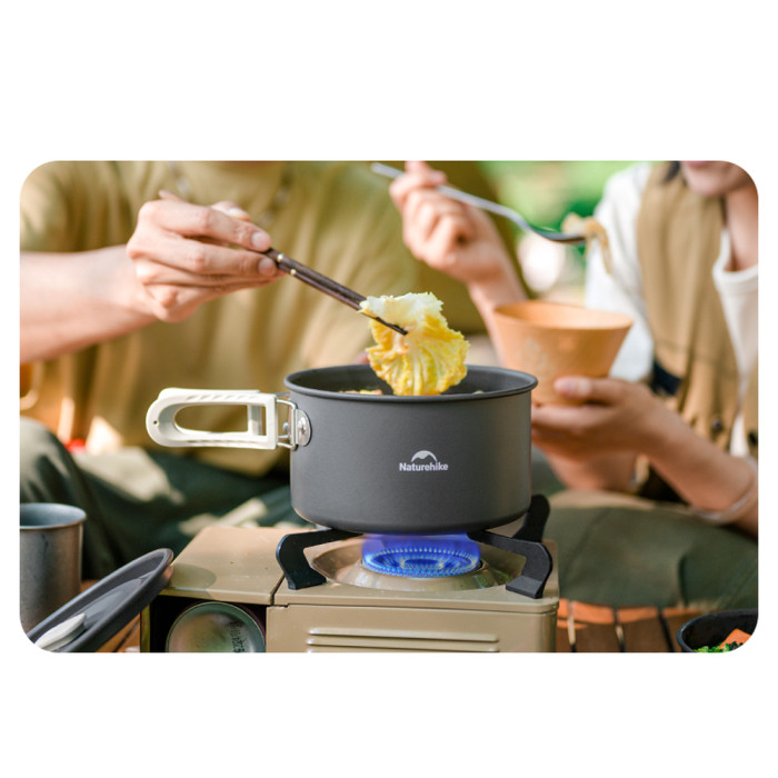 Каструля Naturehike CNK2450CF010, 1.7 л, алюміній 