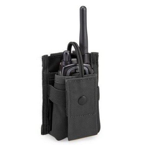 Підсумок Outac Small Radio Pouch, Чорний 