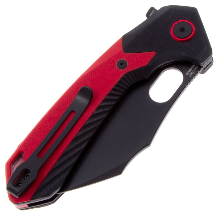 Ніж CJRB Caldera BB, AR-RPM9 Steel, G10 red 