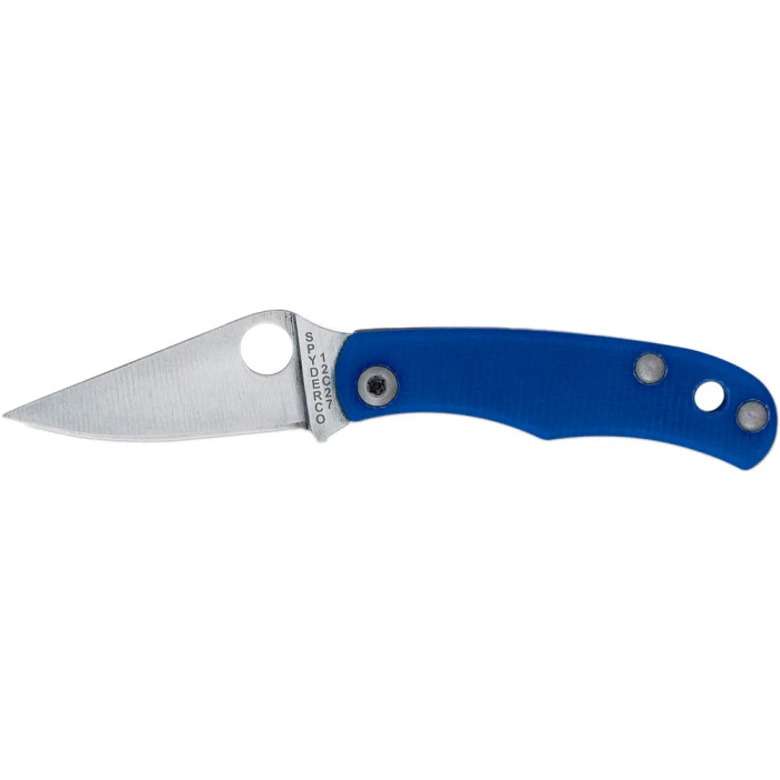 Ніж Spyderco Bug, 12C27, G-10 blue 